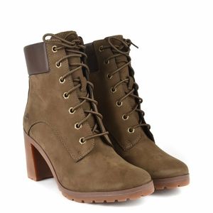 🥳🥳HOST PICK 🥳🥳Women Timberland Allington Olive 6'' Heeled Ankle Boots Size 7